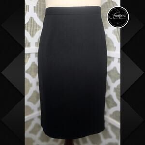 Chaus Black Classic Pencil Straight Skirt Size 12